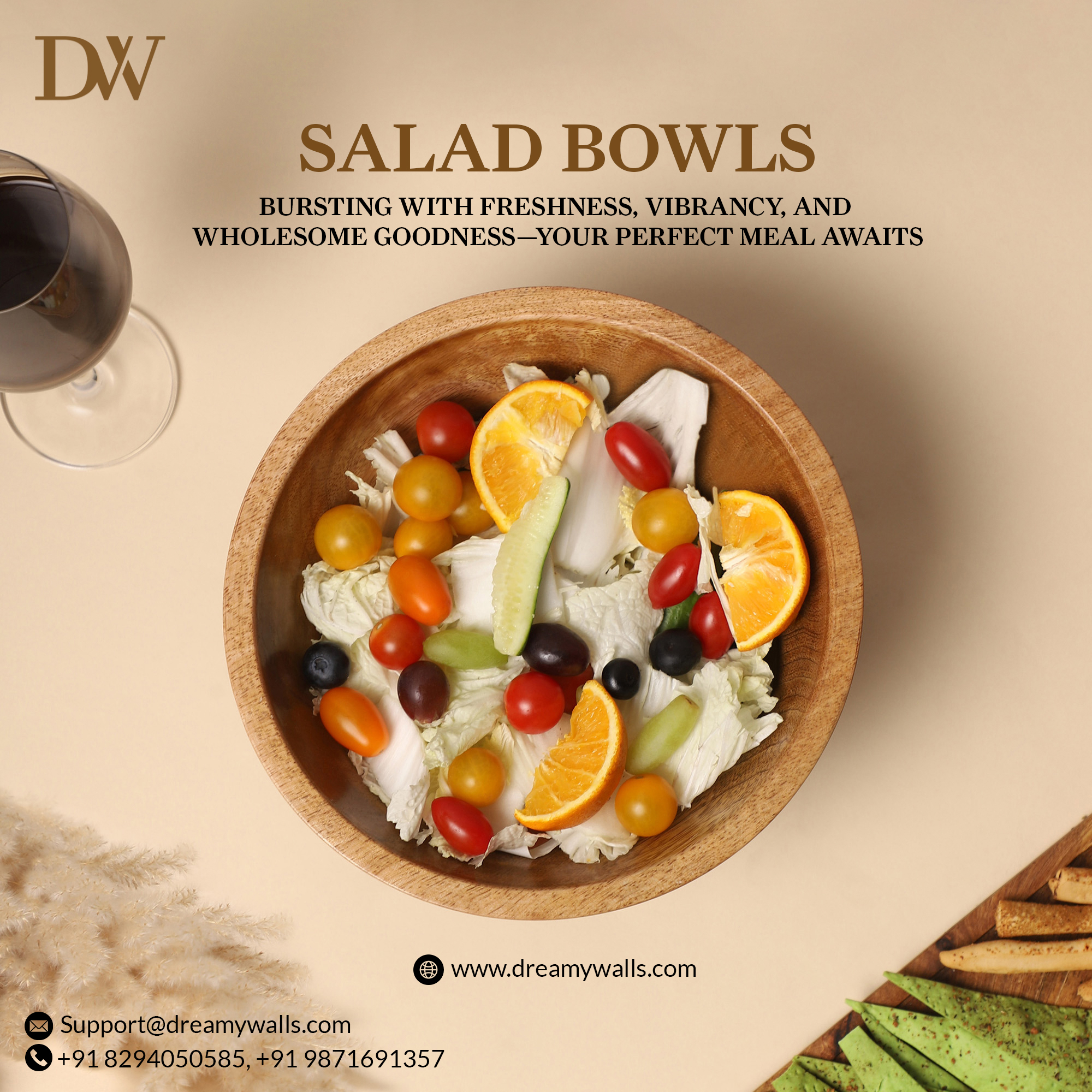Salad Bowls & Dreamy Walls: A Fusion Of Flavor And Aesthetics